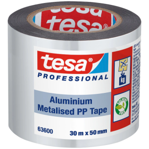 Tesa 63600 metalizovaná PP hliníková páska 30mx50mm malý kotúč