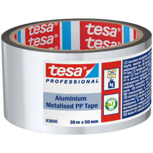 Tesa 63600 metalizovaná PP hliníková páska 30mx50mm