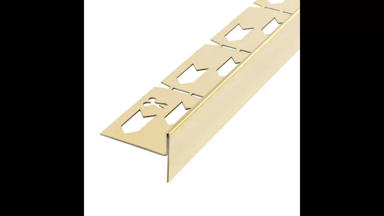 Lišta spádová 100cm ľavá zlatá