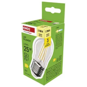 LED žiarovka Filament Mini Globe / E27 / 1