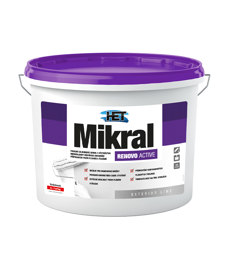 Het Mikral Renovo báza A biela 3kg Het Mikral Renovo báza A biela 3kg