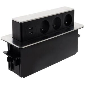 Zásuvka výsuvná OTIO Desk 760206-CZ 3x230V/16A USB 2x5V/2