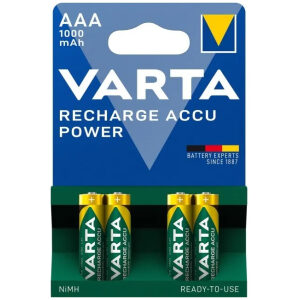 Batéria nabíjacia Varta Ready2Use AAA 1000mAh 4ks/bal