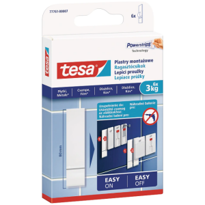 tesa® Lepiace prúžky na dlaždice a kov 3kg náhrada