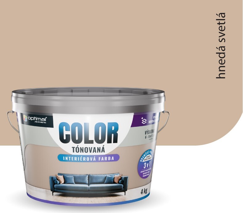 Optimal Color Hnedá Svetlá 4kg