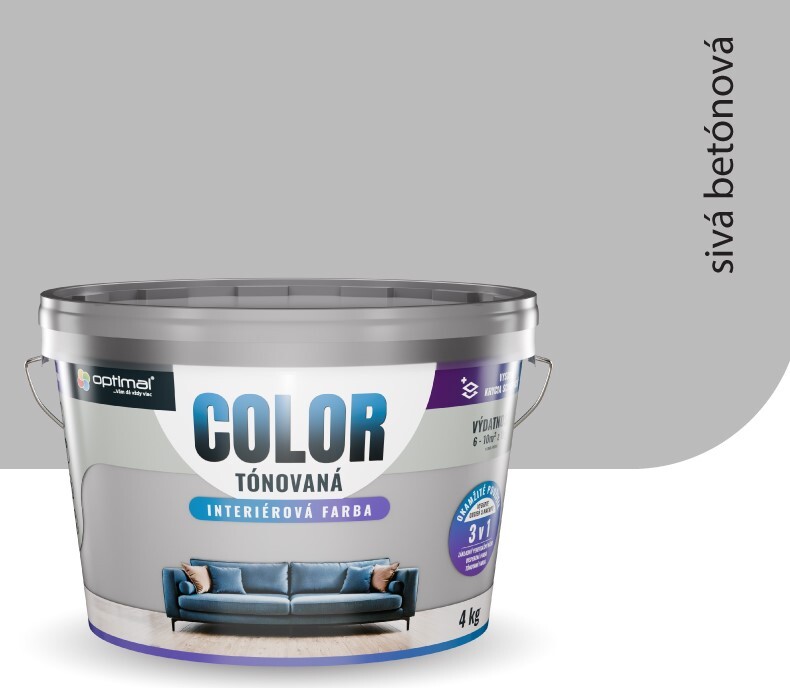 Optimal Color Sivá Betónová 7kg