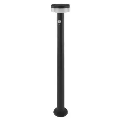 LED záhradné solární stĺpikové svietidlo so senzorom súmraku