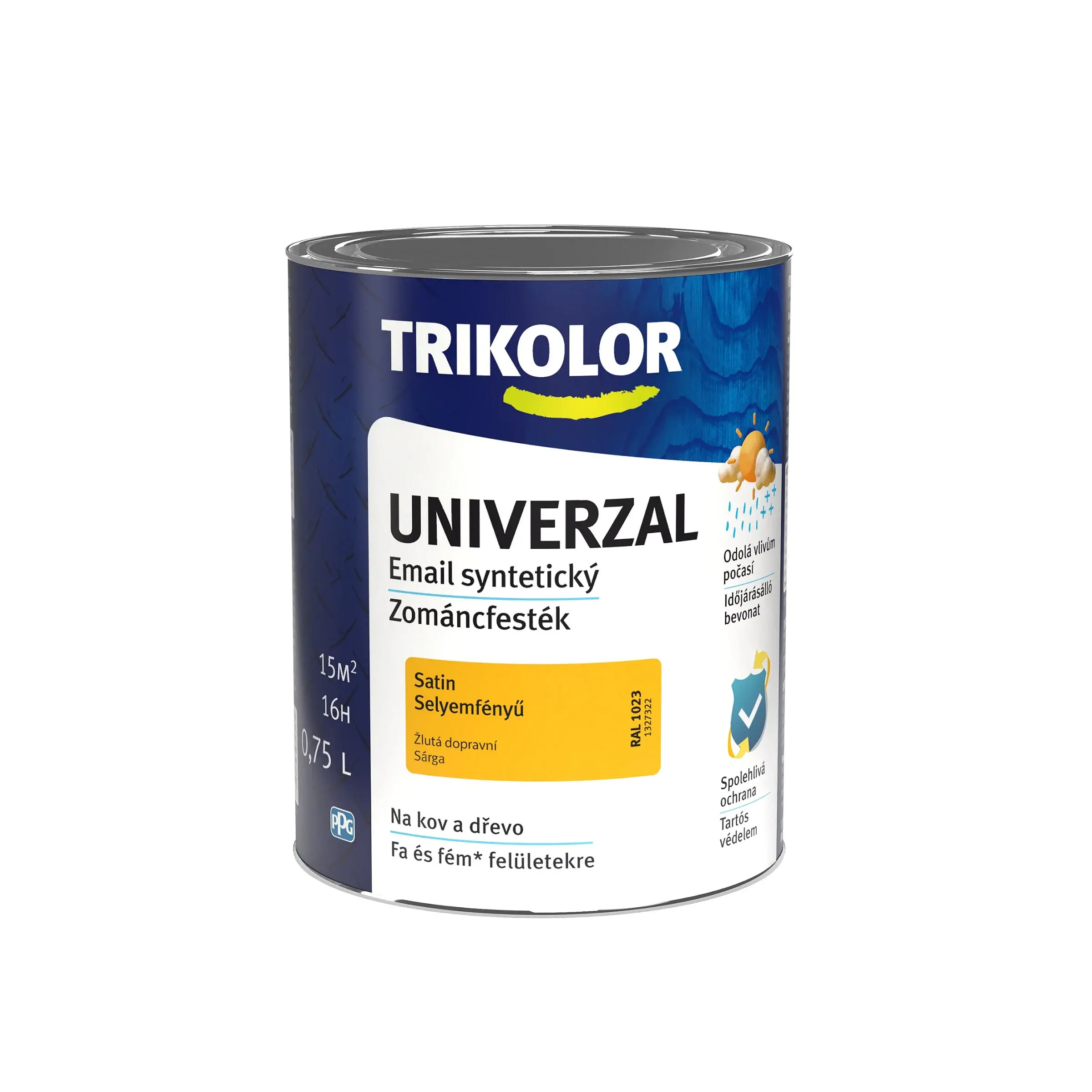 Trikolor Uni 9005 čierna 0