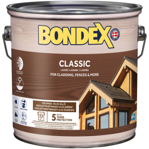 Lazúra CLASSIC ebony 2.5l BONDEX