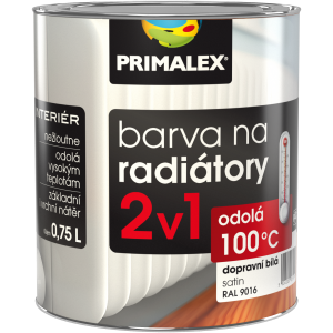 Primalex Radiátor 2v1 biela LESK 0.75l