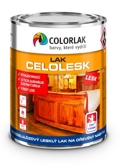 C1037 0000 Nitrocelulózový Bezfarebný lak lesklý 0