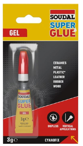 SOUDAL Super Glue Gel 3g