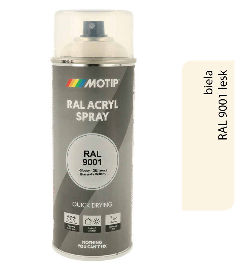 Motip Acryl RAL9001 lesk 400ml