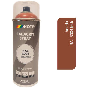 Motip Acryl RAL8004 lesk 400ml