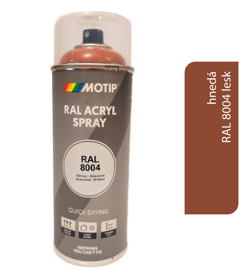 Motip Acryl RAL8004 lesk 400ml