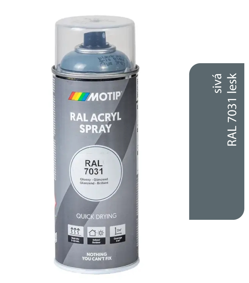 Motip Acryl RAL7031 lesk 400ml