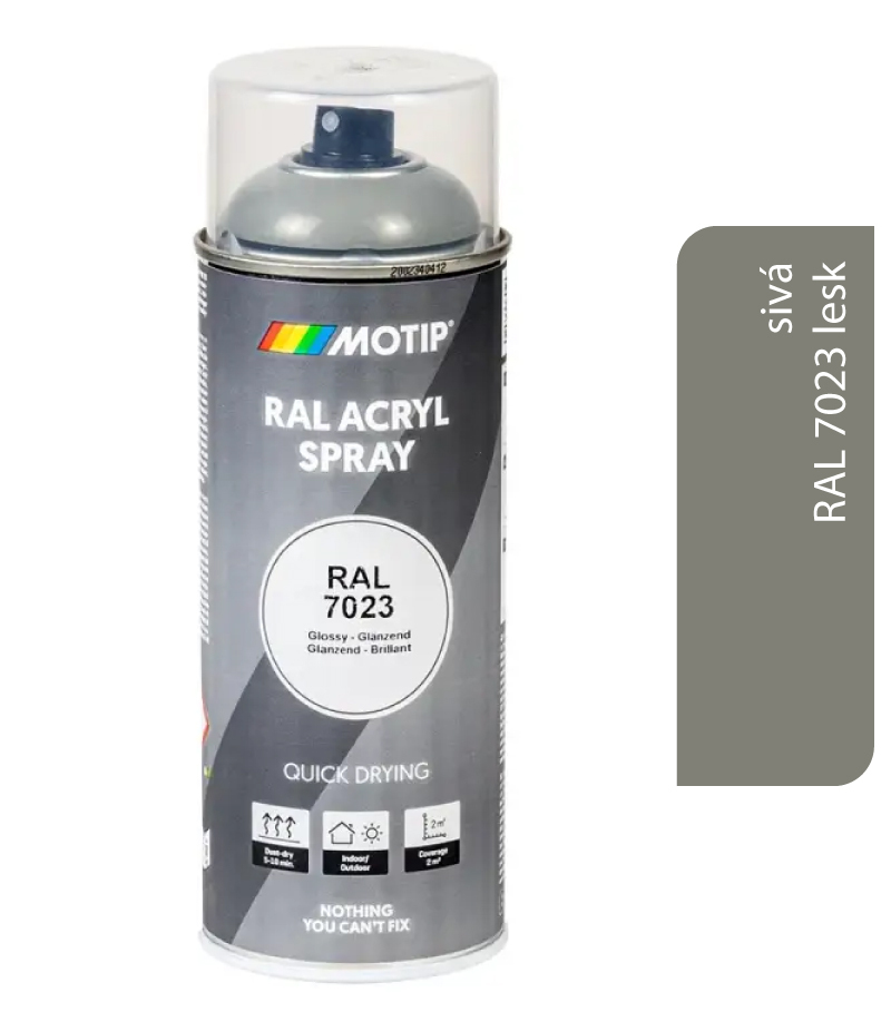 Motip Acryl RAL7023 lesk 400ml