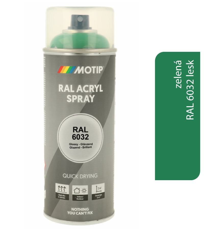 Motip Acryl RAL6032 lesk 400ml