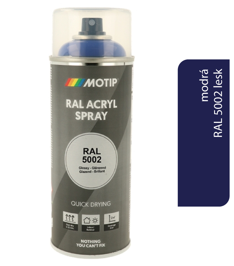 Motip Acryl RAL5002 lesk 400ml