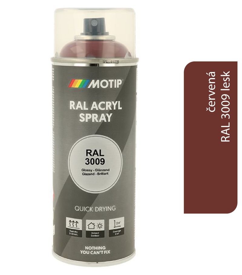 Motip Acryl RAL3009 lesk 400ml Motip Acryl RAL3009 lesk 400ml