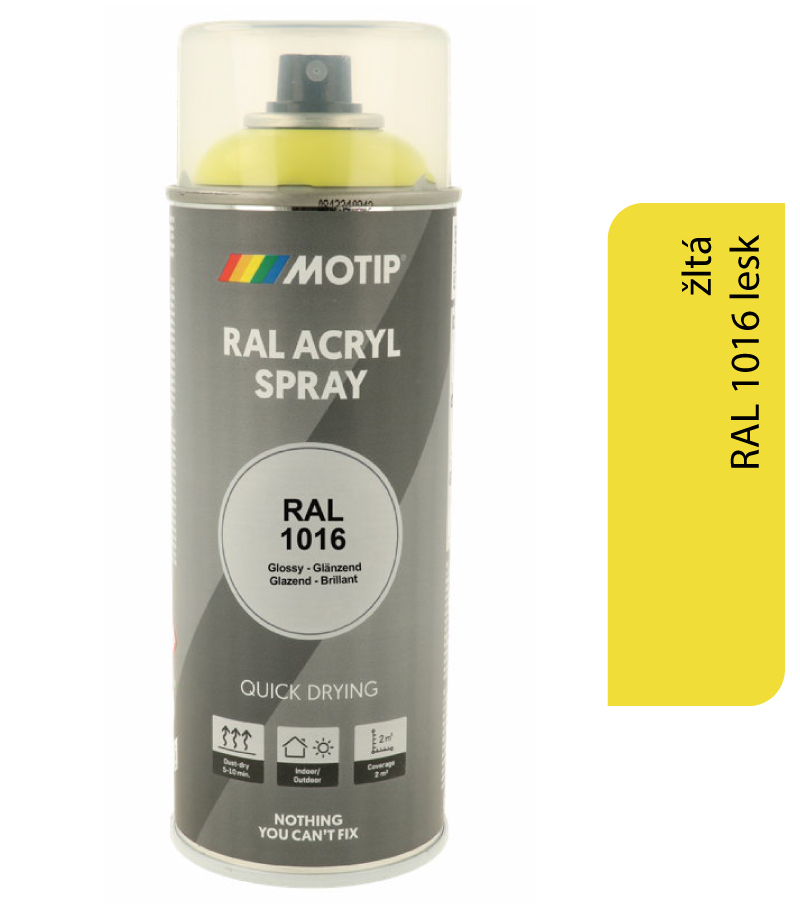 Motip Acryl RAL1016 lesk 400ml