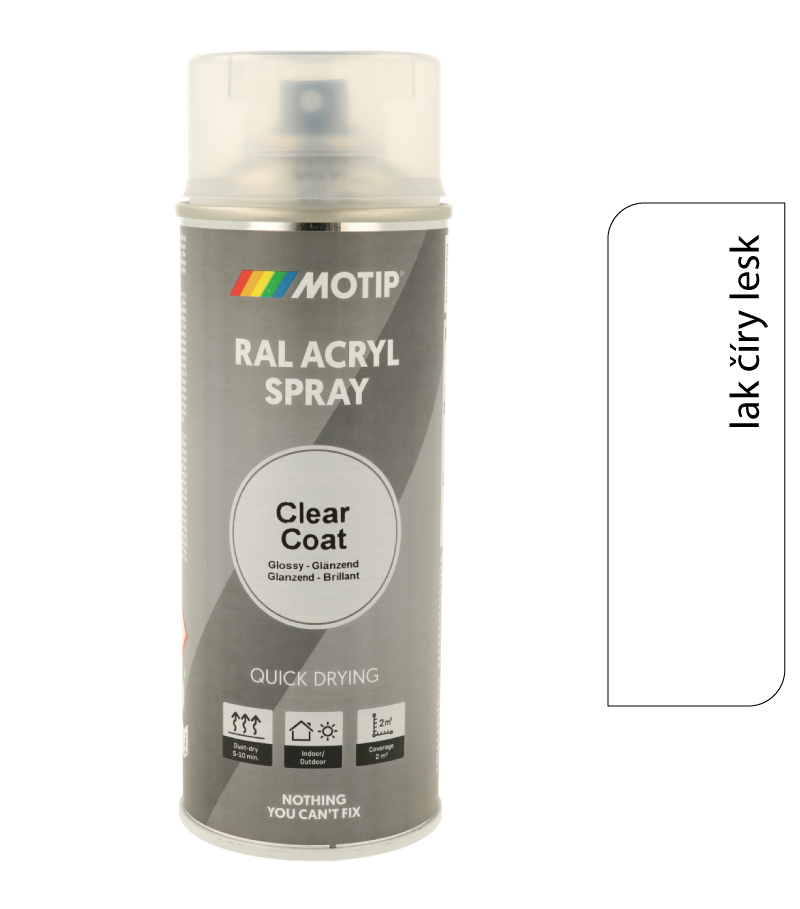 Motip Acryl lak číry lesk 400ml