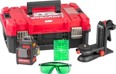 Laser Worcraft XCUBE026 ShareSYS Toolbox 3x3D Green Beam bez aku
