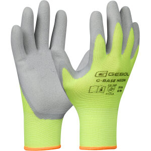 Rukavice Gebol G-Base Neon veľkosť 9