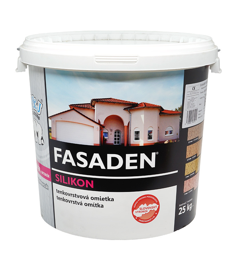 Fasaden Silikón B 2mm hladená omietka 15kg Fasaden Silikón B 2mm hladená omietka 15kg