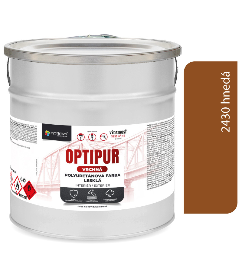 Optimal U2081 OPTIPUR Vrchná polyuretánová farba lesklá 2430 2l