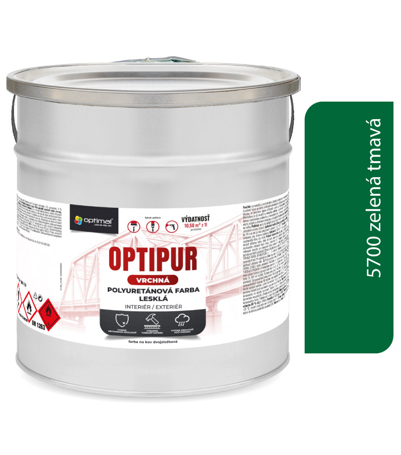 Optimal U2081 OPTIPUR Vrchná polyuretánová farba lesklá 5700 2l