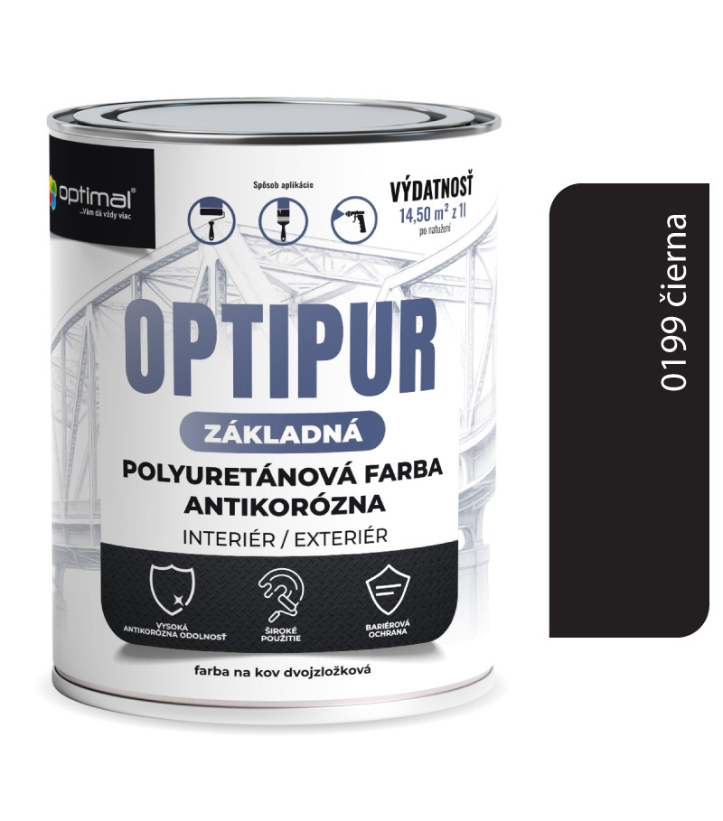Optimal U2061 OPTIPUR Základná polyuretánová farba 0199 0