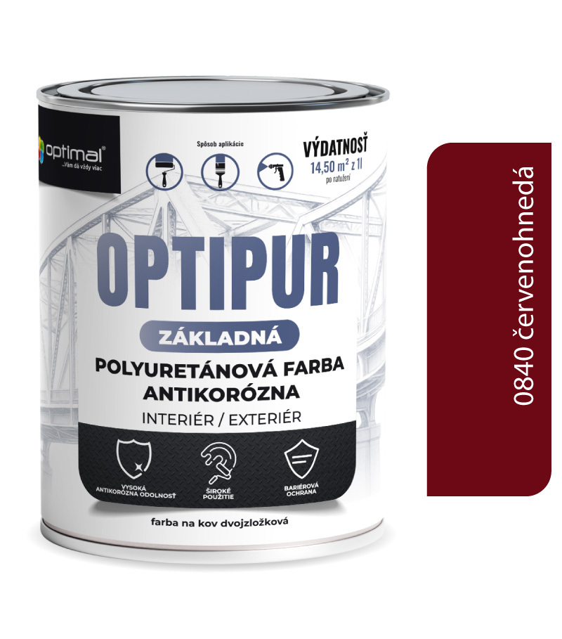 Optimal U2061 OPTIPUR Základná polyuretánová farba 0840 0