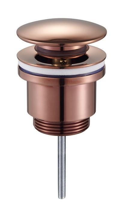Výpusť umývadlová Click-Clack univerzálna leštená meď