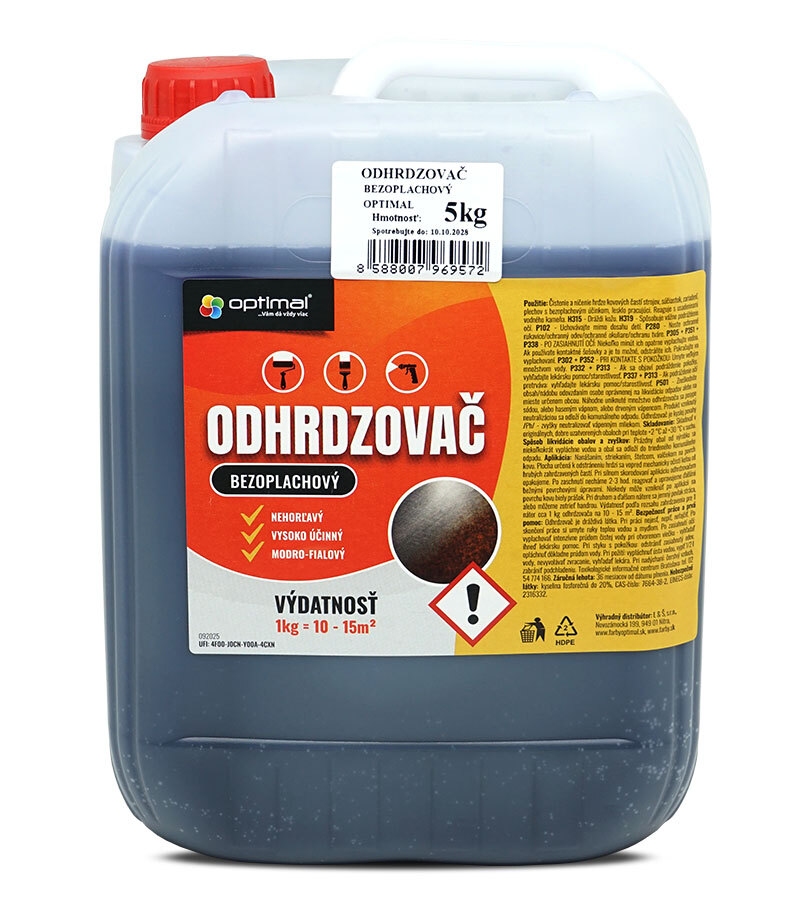 Optimal Odhrdzovač Rezol 5kg