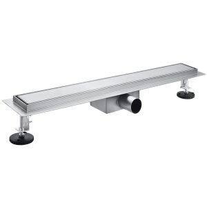 Žľab sprch. podlahový Mare Drain silver 700mm výška 68mm DN40 s otoč.roštom