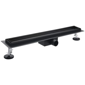 Žľab sprch. podlahový Mare Drain black 800mm výška 68mm DN40 s otoč.roštom