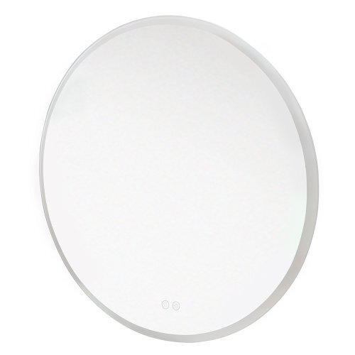 Zrkadlo okrúhle 80cm LED okraj pieskovaný CN163