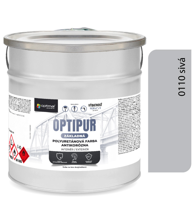 Optimal U2061 OPTIPUR Základná polyuretánová farba 0110 5l
