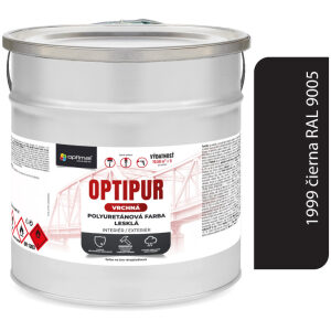 Optimal U2081 OPTIPUR Vrchná polyuretánová farba lesklá 1999 4l RAL9005