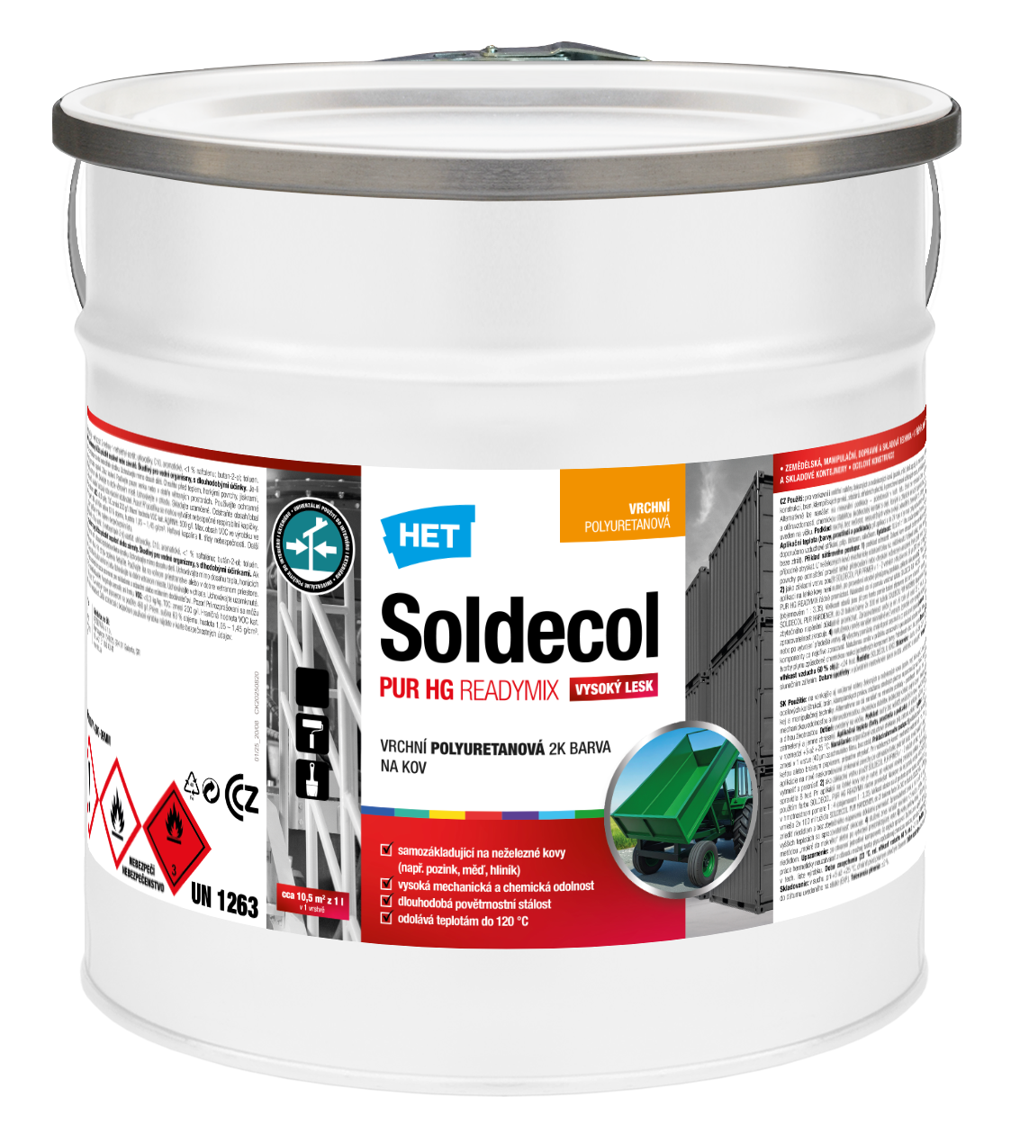 Soldecol PUR HG 2880 hnedá palisander 2l