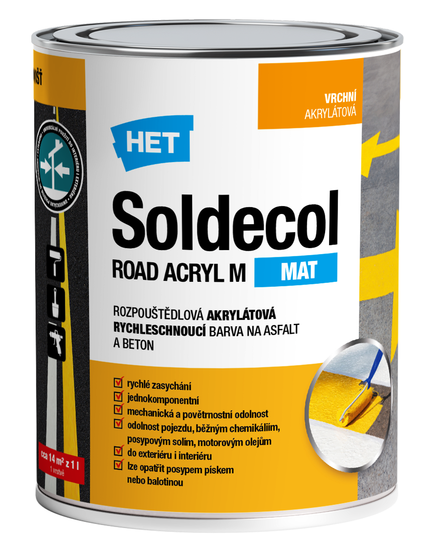 Soldecol Road Acryl M biela 0