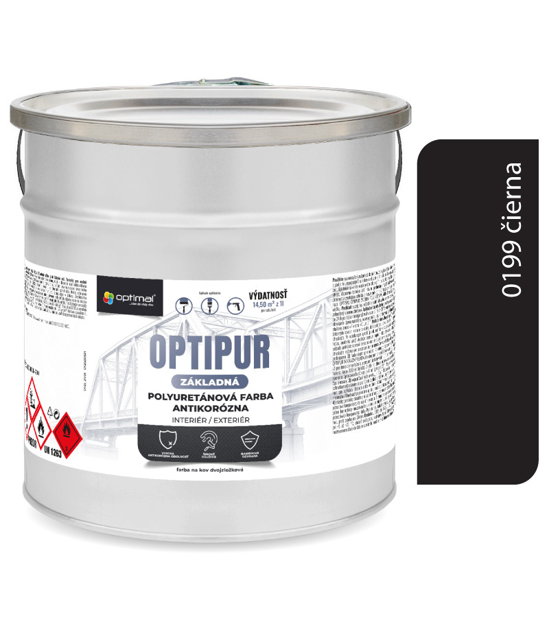 Optimal U2061 OPTIPUR Základná polyuretánová farba 0199 5l