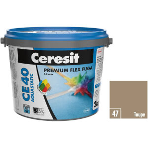 Ceresit CE40 Aquastatic Taupe 2kg - škárovacia hmota