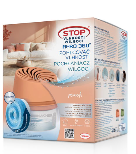 Ceresit Stop vlhkosti prístroj AERO broskyňa 450g