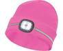 Čiapka detská s led svetlom ružová