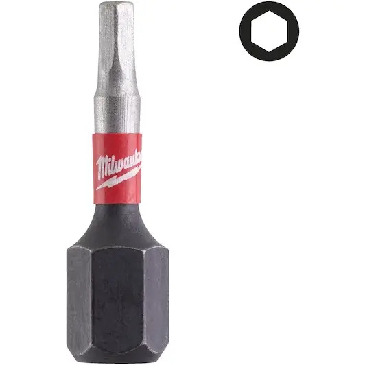 Bit skrutkovací Shockwave Hex4 25mm 3ks