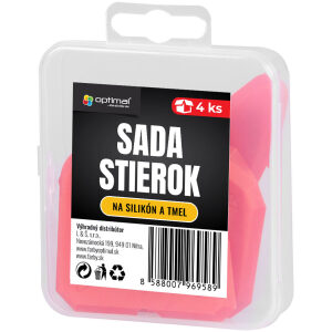 Optimal Sada Stierok na tmel a silikón 4ks