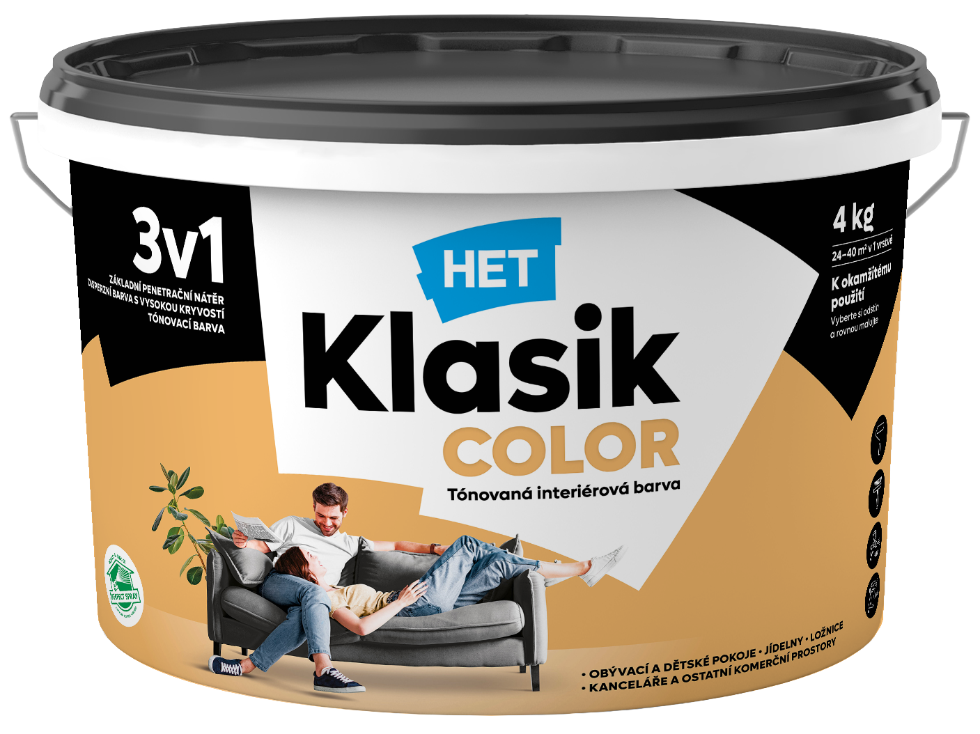 Het Klasik Color 0777 marhuľový 4kg