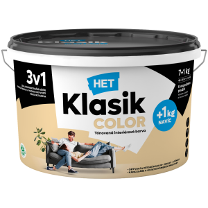 Het Klasik Color 0728 oranž broskyňový 7kg+1kg